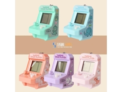 Mini Portable Game Console With Keychain Children Handheld Puzzle Retro Arcade