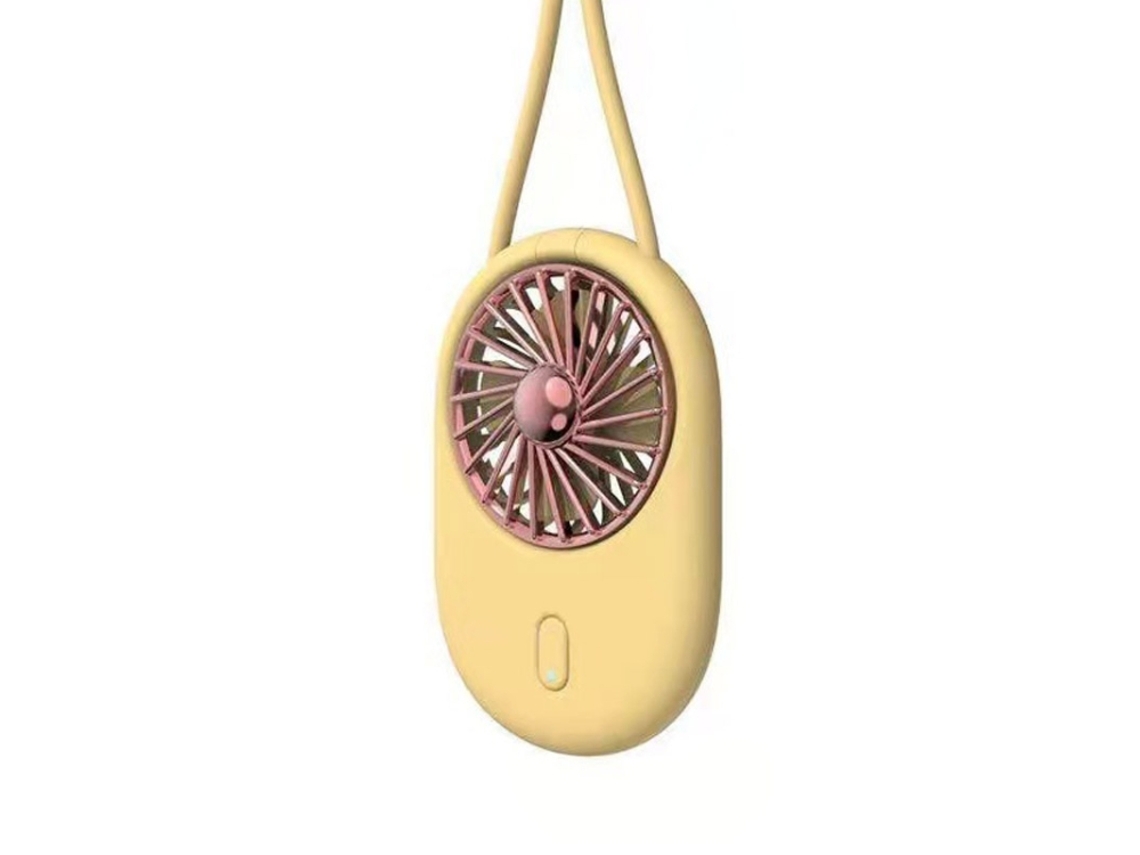 Ventilador portátil de mano HALINUIA, plegable, USB, silencioso (3 velocidades, carga USB, ideal para viajes)