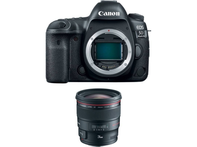 Cámara CANON EOS 5D Mark IV + EF 24mm f/1.4L II USM (Full-Frame)