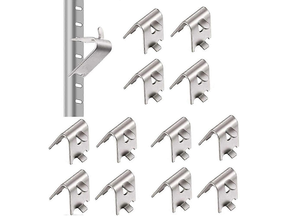10 Piezas Clip De Estante De Congelador Acero Inoxidable 304 Soporte Para Nevera Comercial Refrigerador