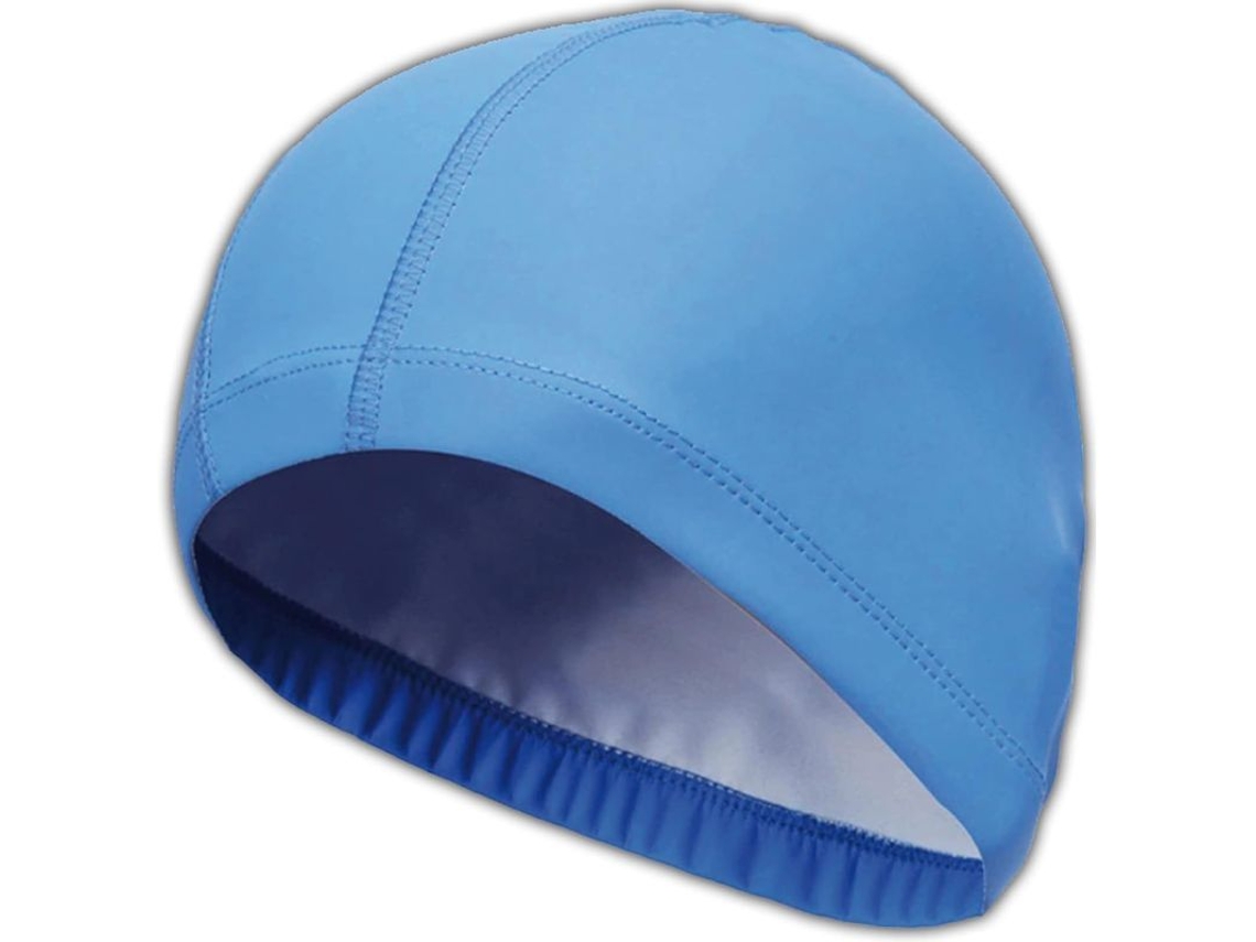Gorro De Natación Adulto Unisex Tela Pu Suave Cómodo Fácil De Poner Azul