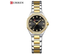 Elegante Reloj De Mujer Con Pedrería, Esfera Octogonal, Resistente Al Agua.