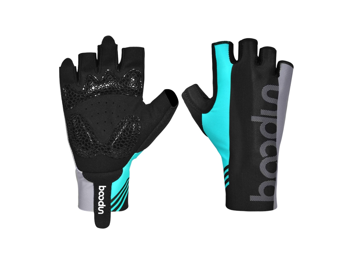 (azul M) Guantes De Ciclismo De Carretera De Medio Dedo