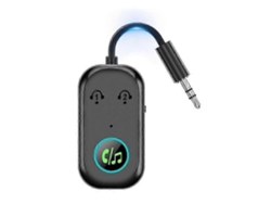 Transmisor y receptor Bluetooth, conector de 3,5 mm a transmisor Bluetooth 5.3, 2 en 1 Rosewell
