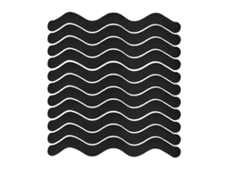 Adesivos Banheira Antiderrapantes para Chuveiro Banheiras Escada Digitallab 1,3x18cm 24pc Preto