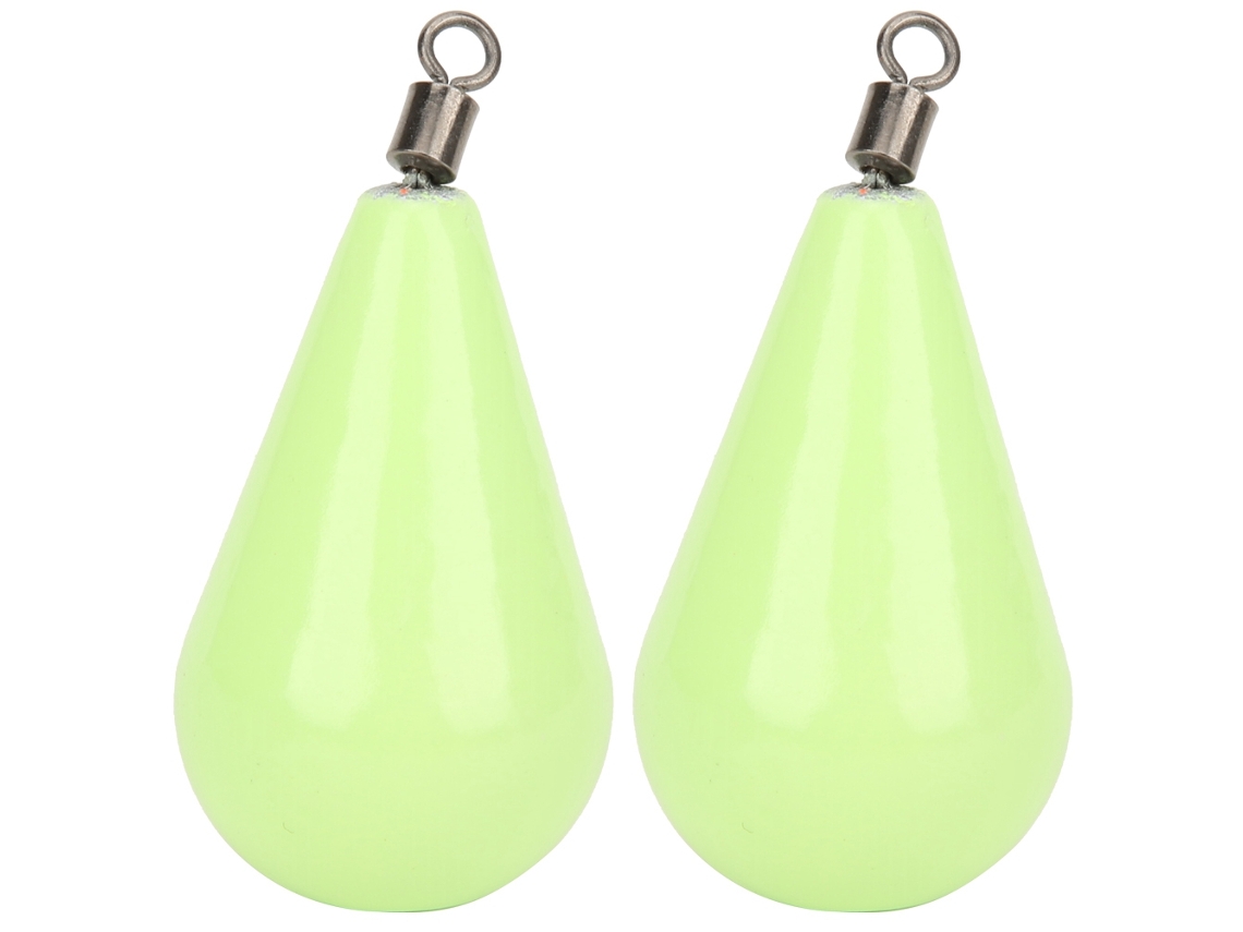Anzuelo De Pesca Luminoso Con Cabeza De Jig Y Plomo, Peso Profundo 40, 2 Unidades. Accesorio De Pesca.