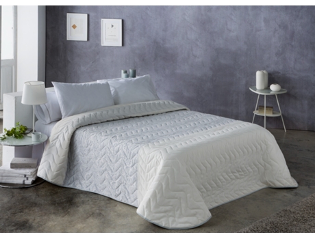 Colcha ESTORALIS Gris 270 x 270 cm