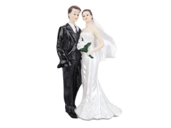 Estatua romántica de novios de Baok-figure, duradera y exquisita, para pastel de bodas.
