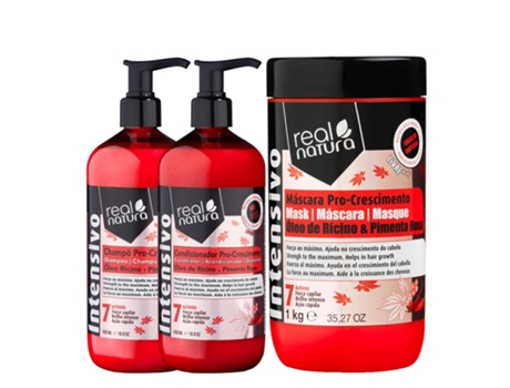 Cofre de Cabello REAL NATURA Pro-Crecimiento Pack 2