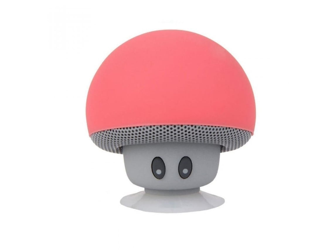 Mini Altavoz Inalámbrico Bluetooth Con Forma De Simpática Seta, Con Subwoofer Estéreo Y Potentes Graves.