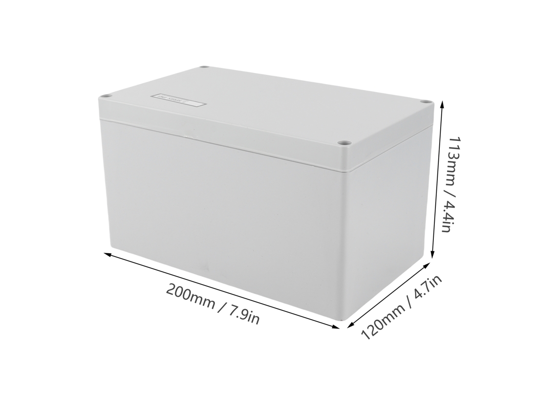 2026dz-caja De Unión Ip65 Funda Plástica Exterior Para Proyectos Electrónicos 200x120x113mm F1‑1
