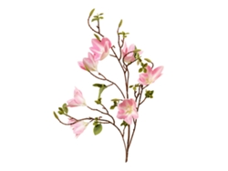 Ramo Artificial De Magnolias Con 7 Cabezas, Flores Artificiales Para Decoración Del Hogar, Bodas, 100 Cm