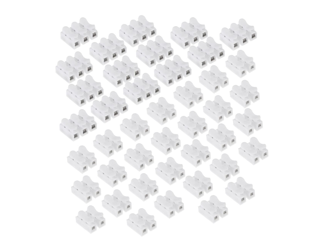 100 Conectores Eléctricos De Inserción Rápida Con Terminales De Manganeso.