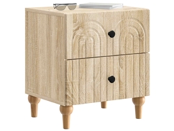 Maison Exclusive - Armario De Noche Con Cajón 2 Pcs Roble Sonoma 43 X 34,5 X 48 Cm
