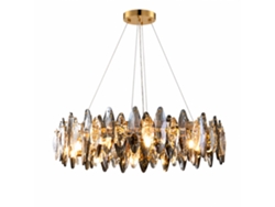 Lámpara De Techo De Cristal Pibaogu Asled-826 (dorado)