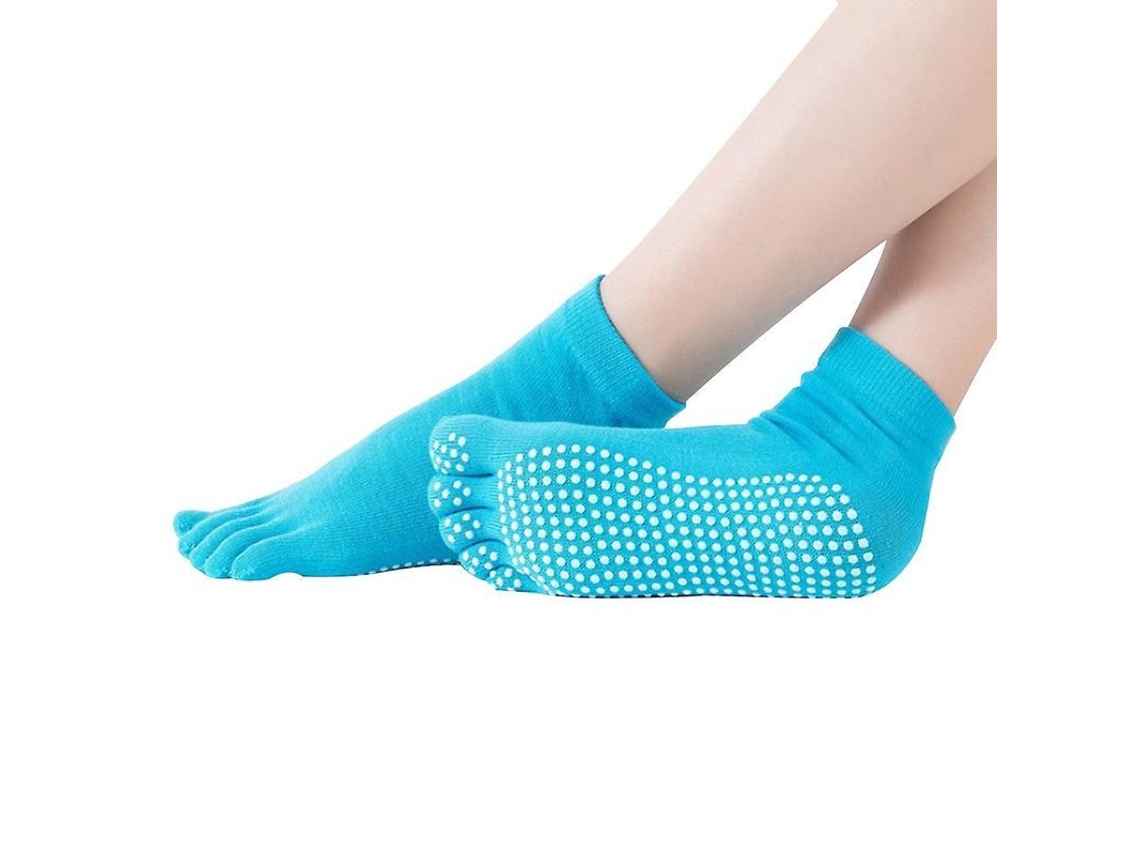 Calcetines de yoga 2026 para mujer y hombre con puntera totalmente abierta y agarre antideslizante, accesorios para yoga, barre, pilates y más.