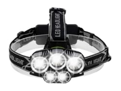 Linterna Frontal Usb Recargable Con 6 Modos Lámpara De Cabeza Impermeable Al Aire Libre Led Luces De Pesca Linterna De Cabeza (negro)