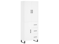 Mueble alto en madera blanca Derivados MAISON EXCLUSIVE (69,5x34x180 cm)