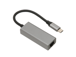 Adaptador Aetheria USB-C a Gigabit Ethernet de 1000 Mbps con Plug and Play y amplia compatibilidad.