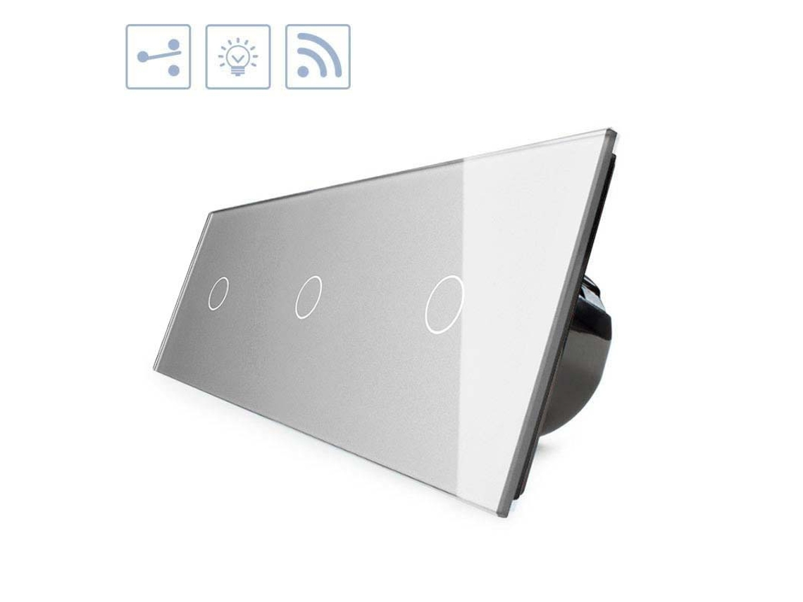 Conmutador Cuerpos Táctil + Remoto Botones Frontal LEDBOX