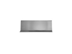 Rodapie Aluminio Labio Inferior 2m | Seleccione Color Y Medida Gris-metalizado 150mm Alt. 2m Larg.
