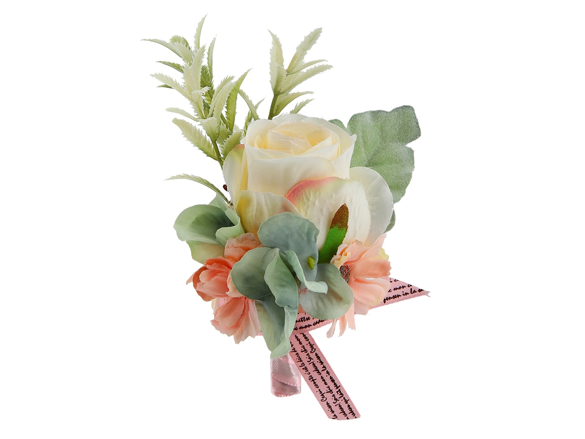 RNEMITERY 1ud Bonita Flor Artificial para Muñeca Corsé de Novia Decoración de Boda (B-corsage)