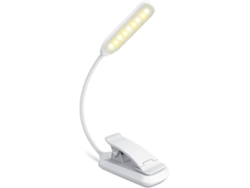 Lámpara de lectura LED recargable con 3 modos de brillo Nostalgia88 (blanco frío/amarillo cálido)