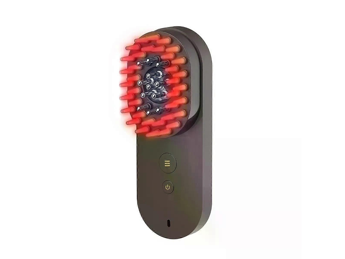 Cepillo para el crecimiento del cabello, cuidado capilar, peine para masaje del cuero cabelludo, mini peine de terapia LED EMS. Tienda Jinyubo