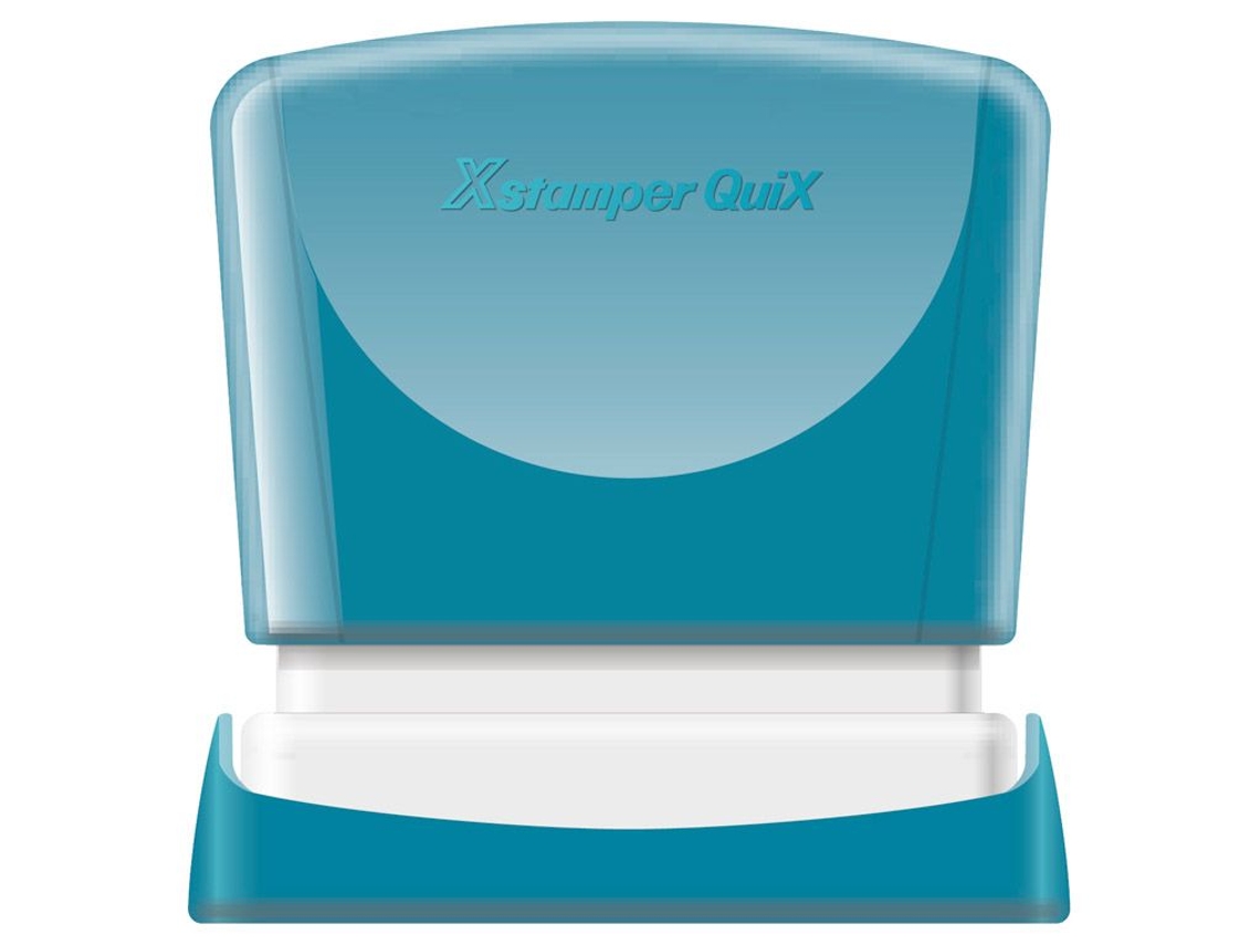 Quix Sello Personalizado X'STAMPER (Rojo - 11 X 40 Mm)