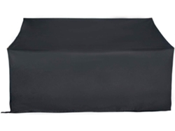 Funda protectora para bancos de jardín con revestimiento UV, color negro Truyuety