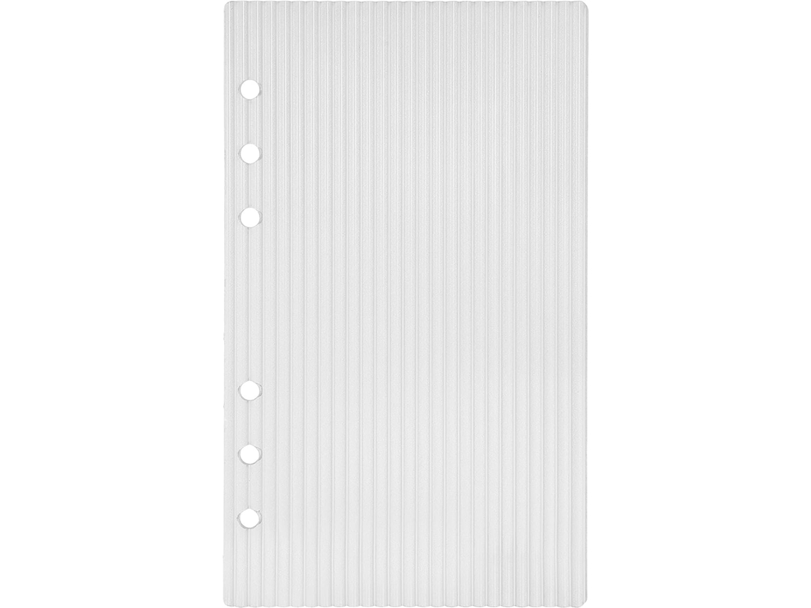Carpeta De Acrílico Transparente Tamaño A6 Para Agenda, Carpeta De 6 Anillas, Organizador