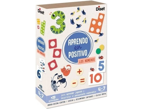 Juego Educativo DISET Aprende En Positivo - Los Numeros (Edad Mínima: )