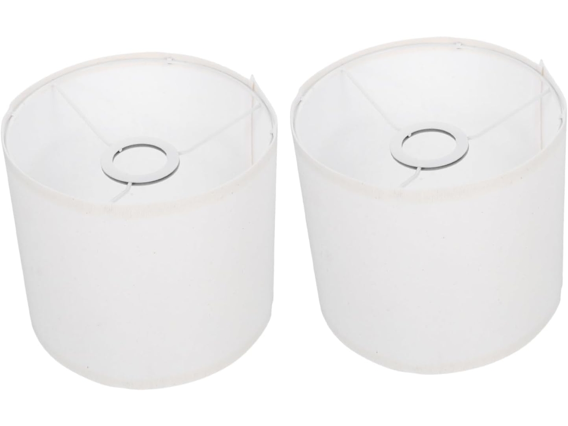 Juego De 2 Lámparas De Mesa Desmontables Con Diseño De Lino Beige, Efecto Decorativo Y Luz Suave.