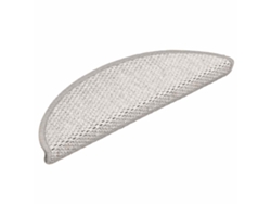 Alfombrilla Autoadhesiva Escalera Sisal 30 Uds Platina 56x17x3cm