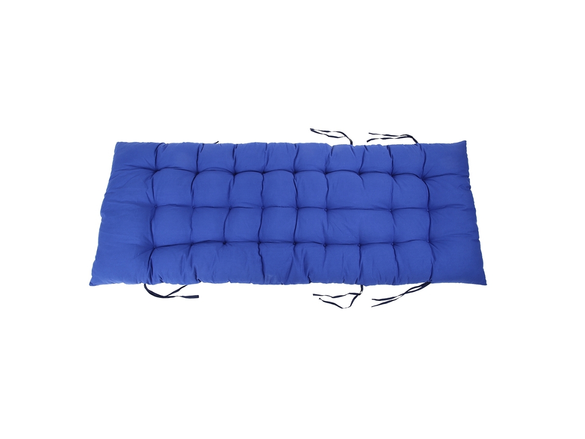 Almofada Longa Para Cadeira De Balanço Poltrona Jardim Plegável 48x170x8cm Confortável