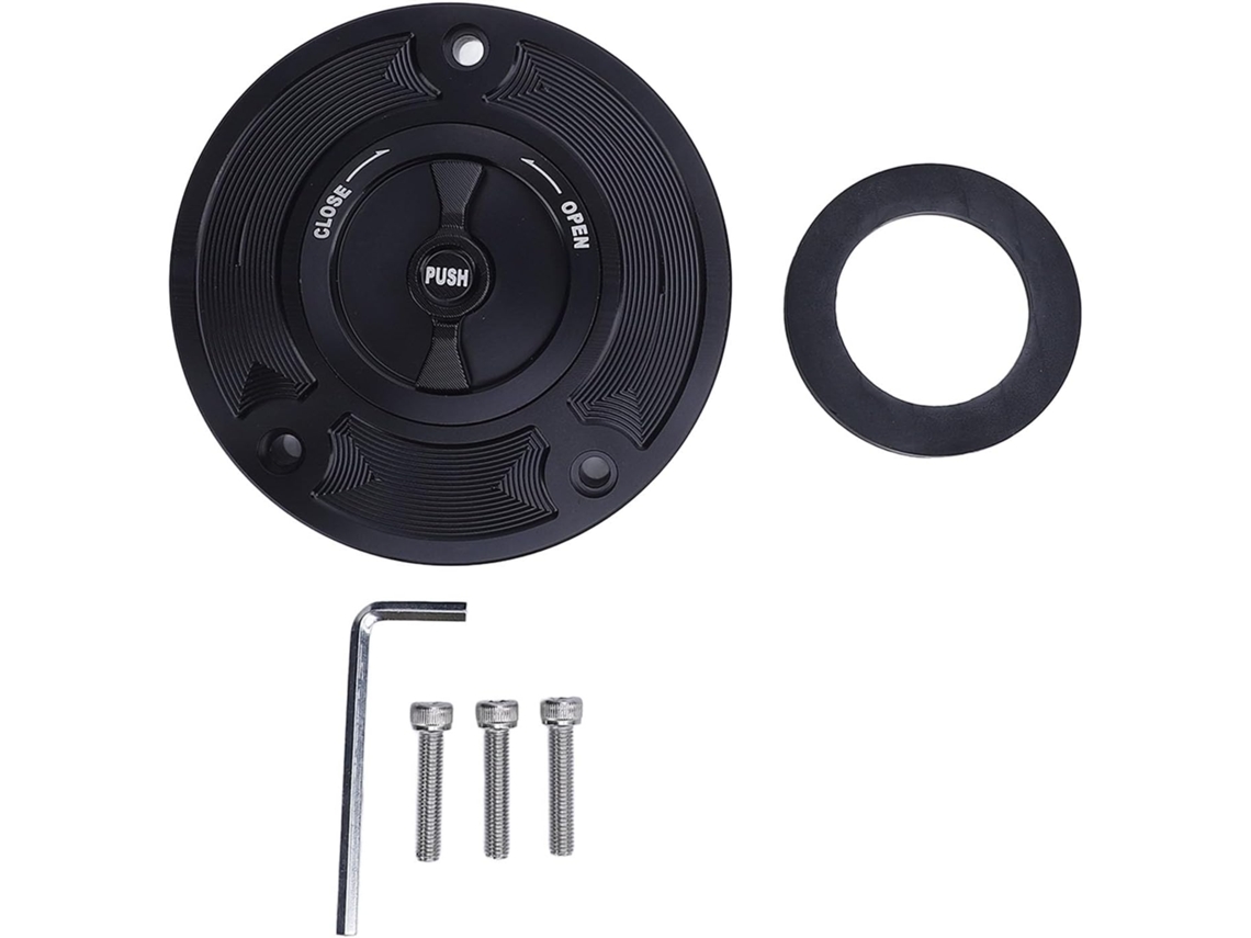 Tapa De Combustible De Repuesto Para Motocicleta, Color Negro, Para Z750r 2011-2012 Zzr1200