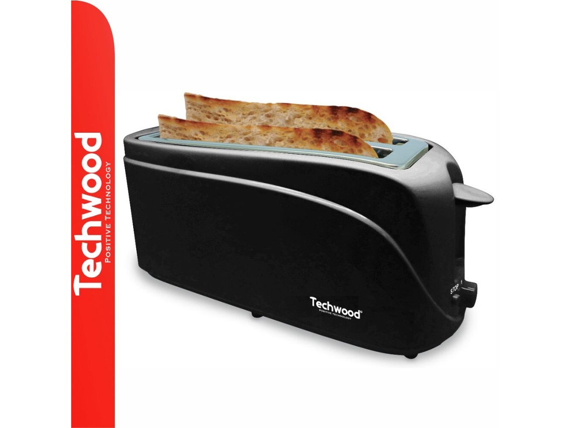 2 Ranuras Largas 1300W Black Techwood