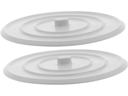 Juego de 2 tapones de drenaje de goma para bañera y lavabo, impermeables y fáciles de instalar, accesorio esencial de Slowmoose.