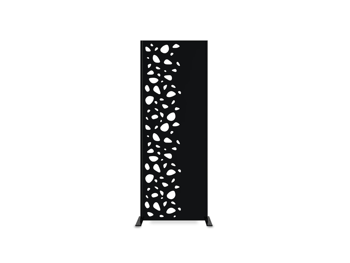 Panel decorativo SUNNY negro H.160cm patrones lado izquierdo