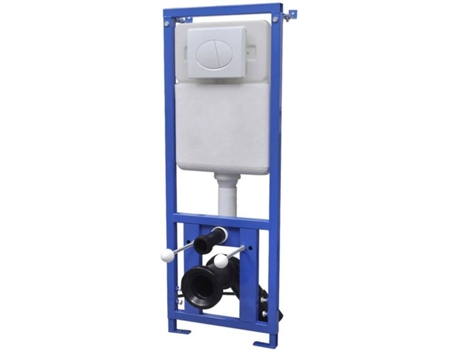 vidaXL Cisterna alta oculta 11 L 41x14x (110-125) cm