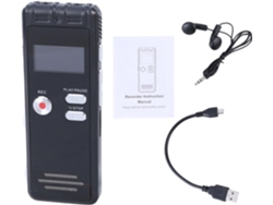 Grabadora de voz digital de 64 GB con reducción de ruido. SFUSHOS