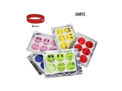 Parches Antimosquitos Con Carita Sonriente (300 Unidades) Para Niños Y Adultos Con Aceite Esencial De Citronela Natural Rer