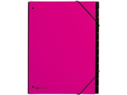 Carpeta de Mesa PAGNA Trend Din A4 12 Compartimentos Rosa Oscuro