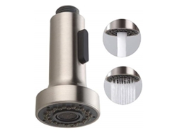 Boca De Grifo De Cocina De Acero Inoxidable Con 2 Modos De Pulverización