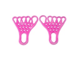 Banda elástica para extender los pies, ideal para reflexología y masaje de pies (morado).