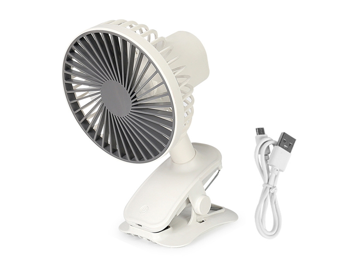 Mini ventilador sin aspas con carga USB, portátil, forma de conejo