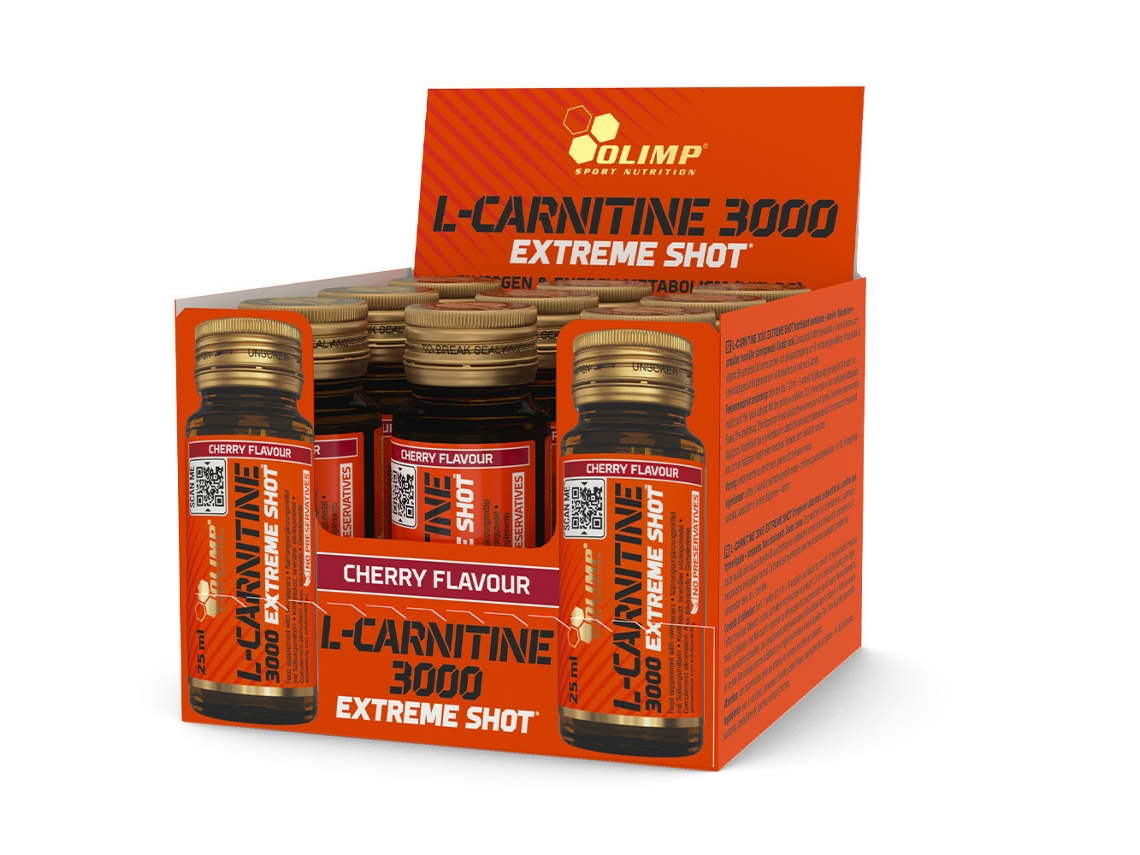 L-Carnitina 3000 Extreme Shot de Olimp Sports Nutrition (9 cápsulas de 25 ml)