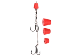 Kit De Anzuelos De Pesca Con Alambre De Acero Portátil, Anzuelos Triples Y Accesorio Encendedor De Pesca.