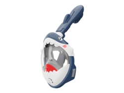 TRUYUETY Máscara De Snorkel Para Crianças, Máscara De Mergulho Panorâmica 180°, Respiração Livre, Antinévoa, Anti Vazamento, Com Topo Seco