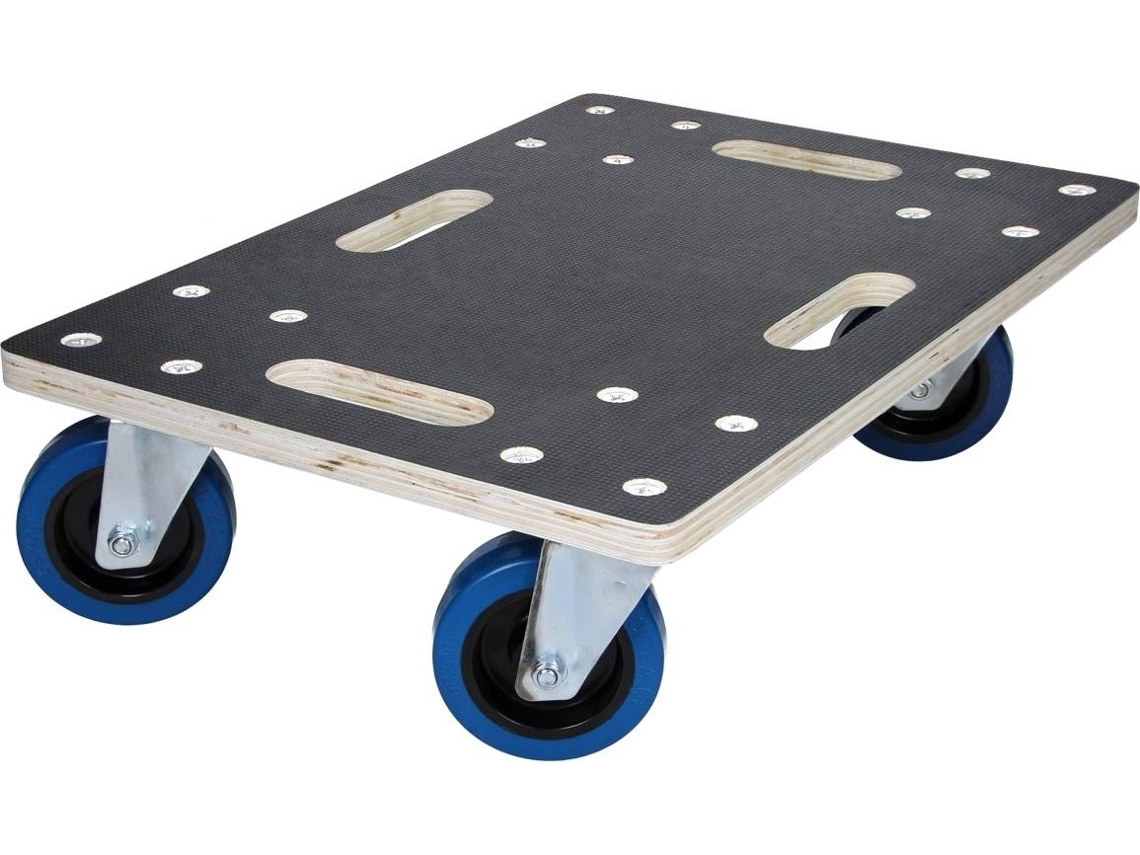 Plataforma de carga ECD 35x50cm con ruedas para translado muebles hasta 800kg